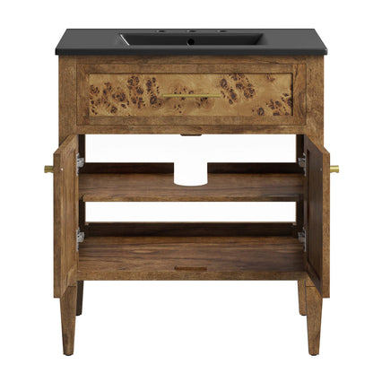 Elysian 30" Wood Bathroom Vanity by Furniture For America