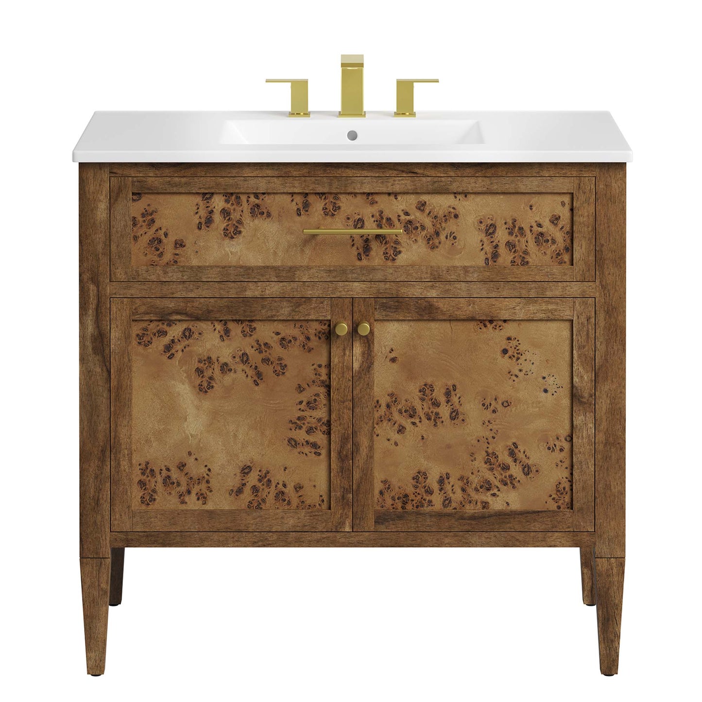Elysian 36" Wood Bathroom Vanity by Furniture For America
