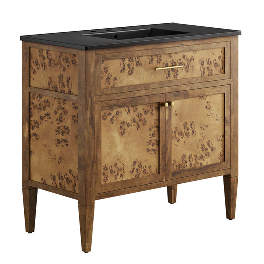 Elysian 36" Wood Bathroom Vanity by Furniture For America