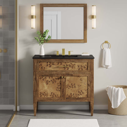 Elysian 36" Wood Bathroom Vanity by Furniture For America