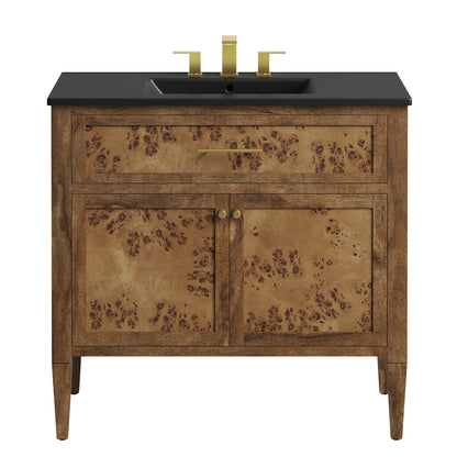 Elysian 36" Wood Bathroom Vanity by Furniture For America