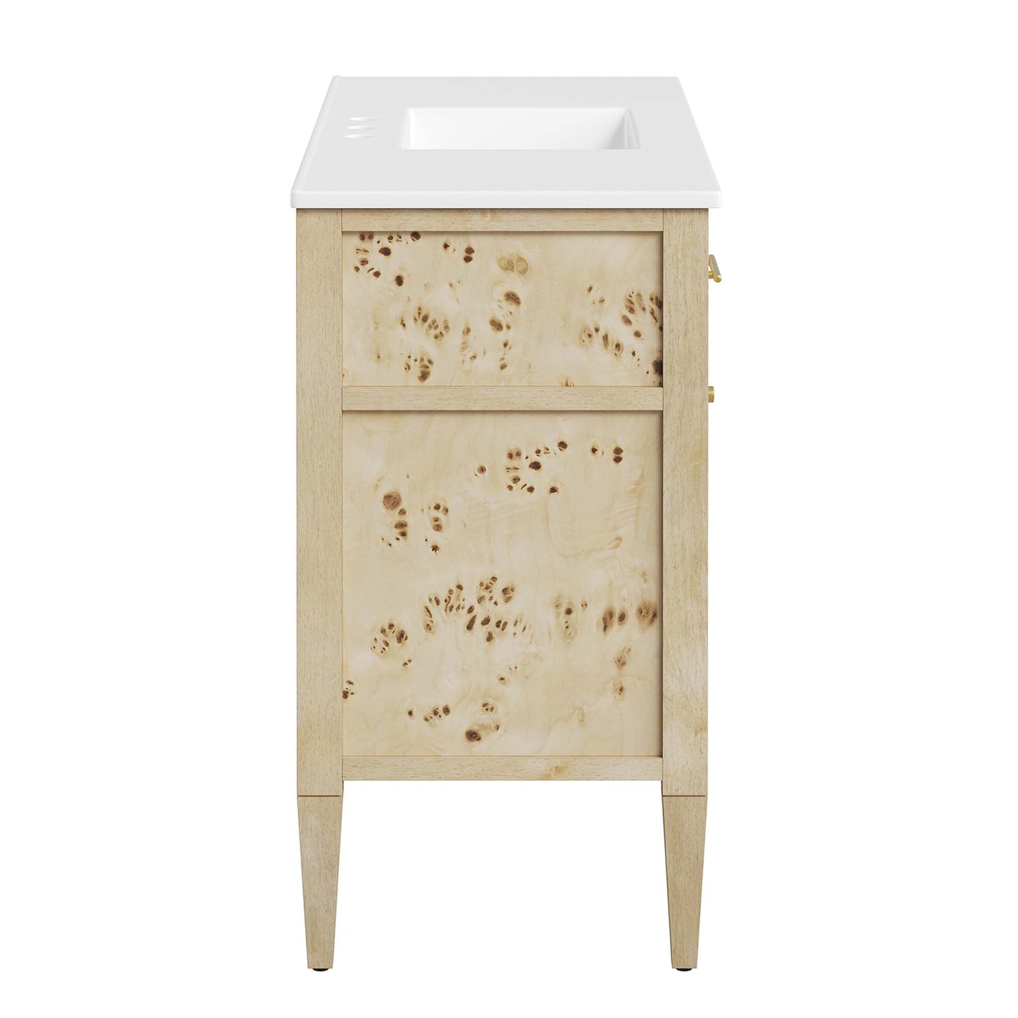 Elysian 48" Wood Single Sink Bathroom Vanity by Furniture For America