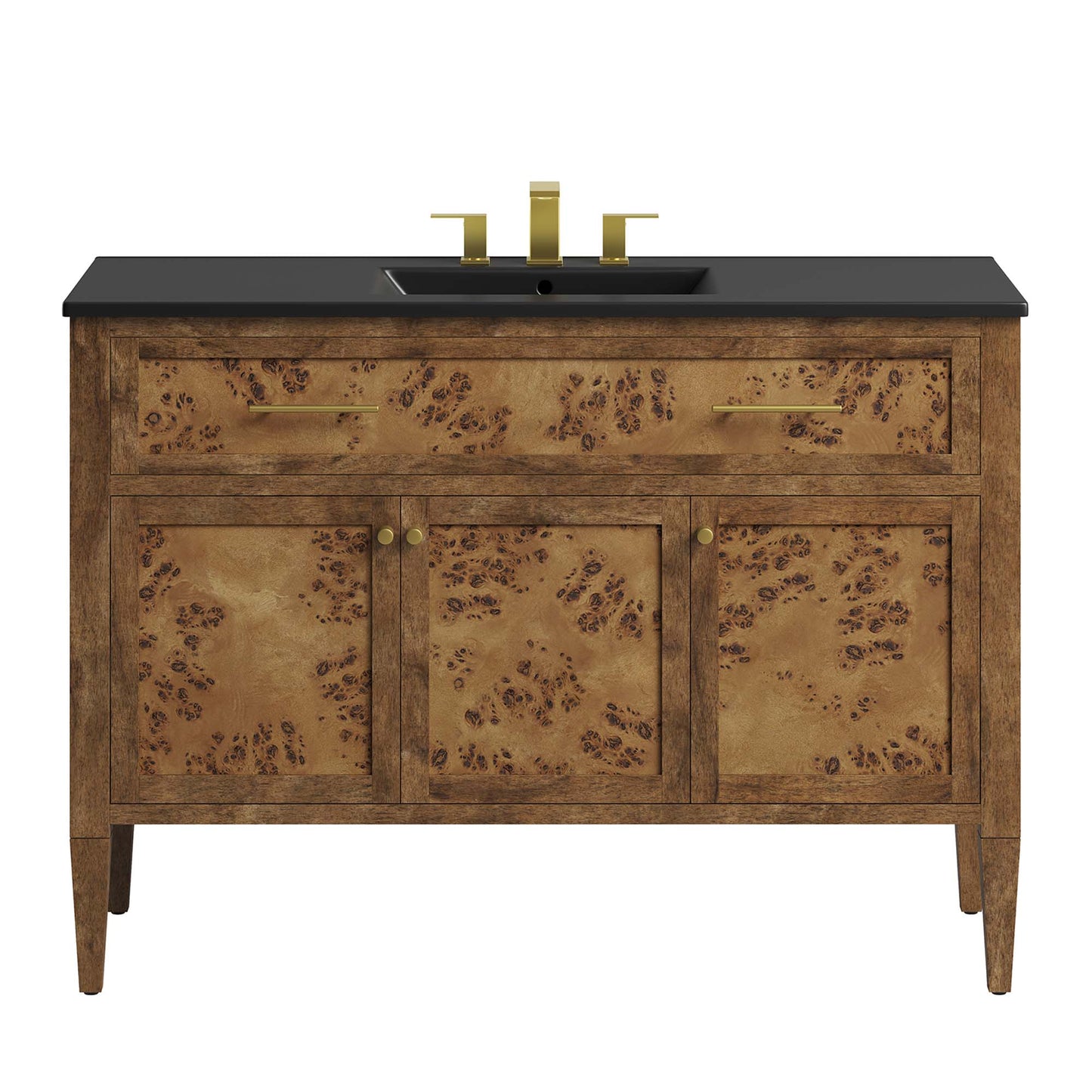 Elysian 48" Wood Single Sink Bathroom Vanity by Furniture For America
