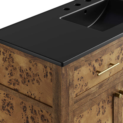 Elysian 48" Wood Single Sink Bathroom Vanity by Furniture For America