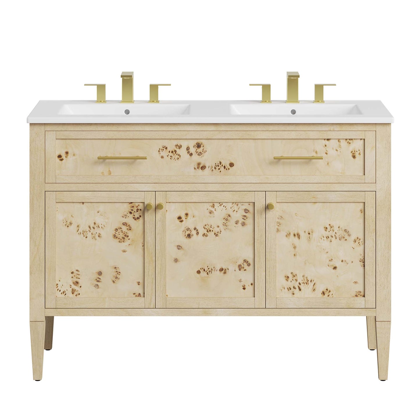 Elysian 48" Double Sink Bathroom Vanity by Furniture For America