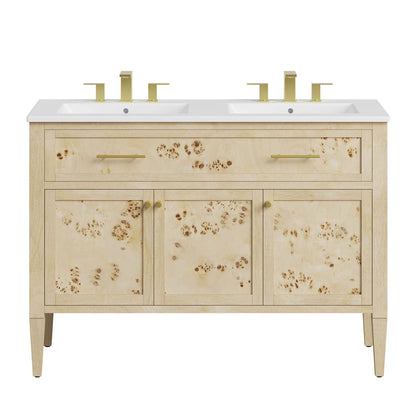 Elysian 48" Double Sink Bathroom Vanity by Furniture For America