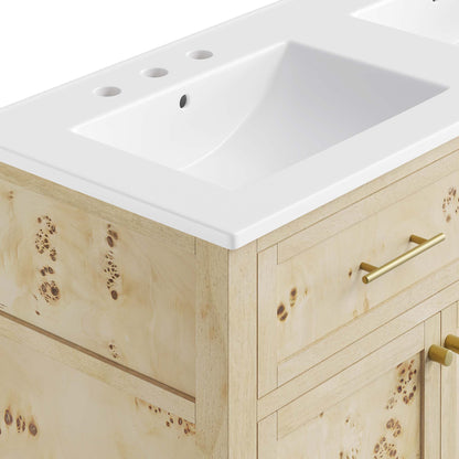 Elysian 48" Double Sink Bathroom Vanity by Furniture For America