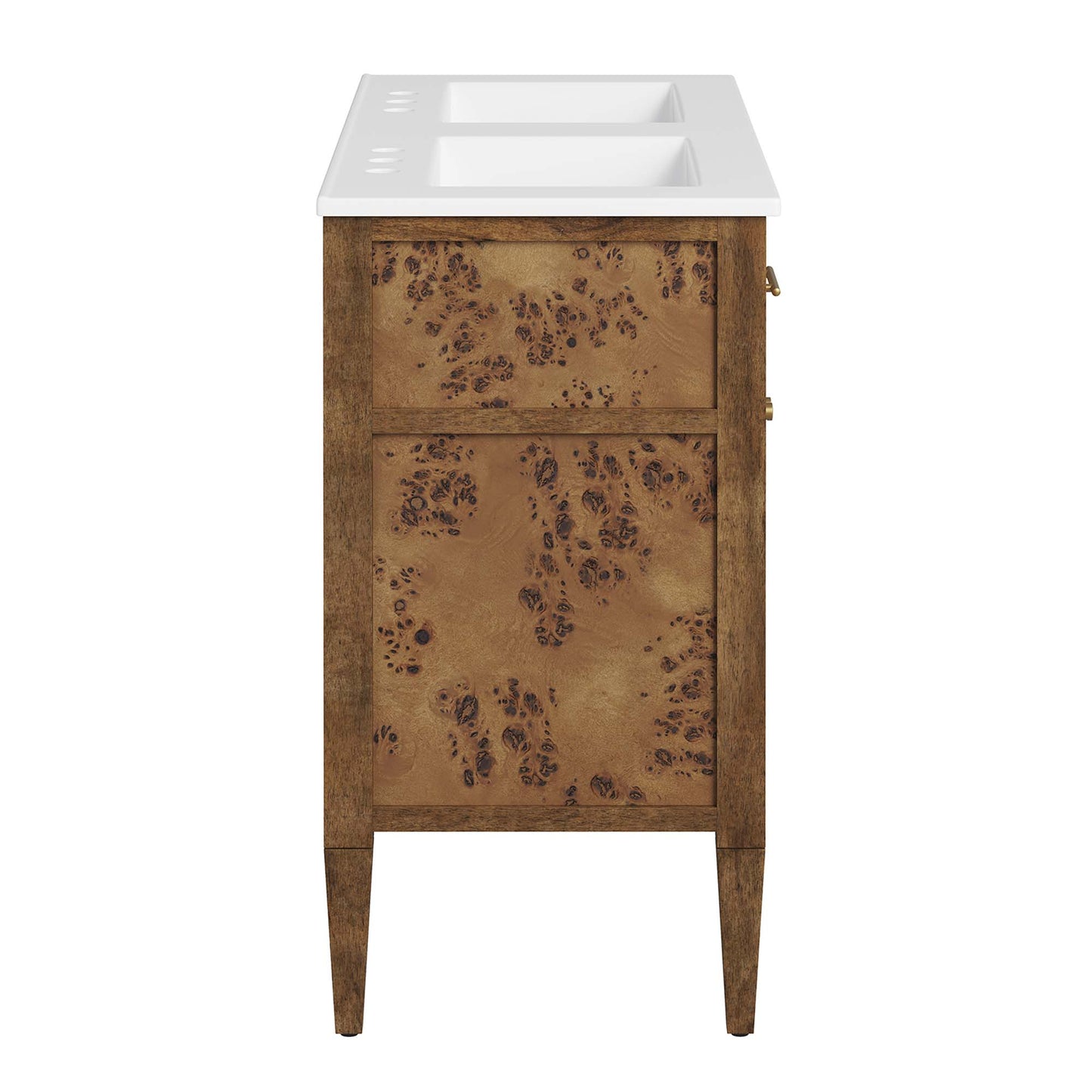Elysian 48" Wood Double Sink Bathroom Vanity by Furniture For America