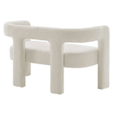 Cael Boucle Upholstered Loveseat in Ivory