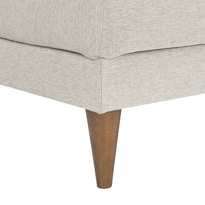 Zoya Down Filled Overstuffed Ottoman by Furniture For America