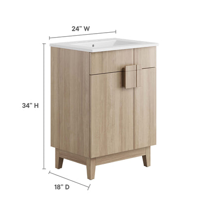 Miles 24" Bathroom Vanity by Furniture For America
