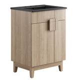 Summit 24" Bathroom Vanity in Black Oak