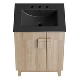 Summit 24" Bathroom Vanity in Black Oak