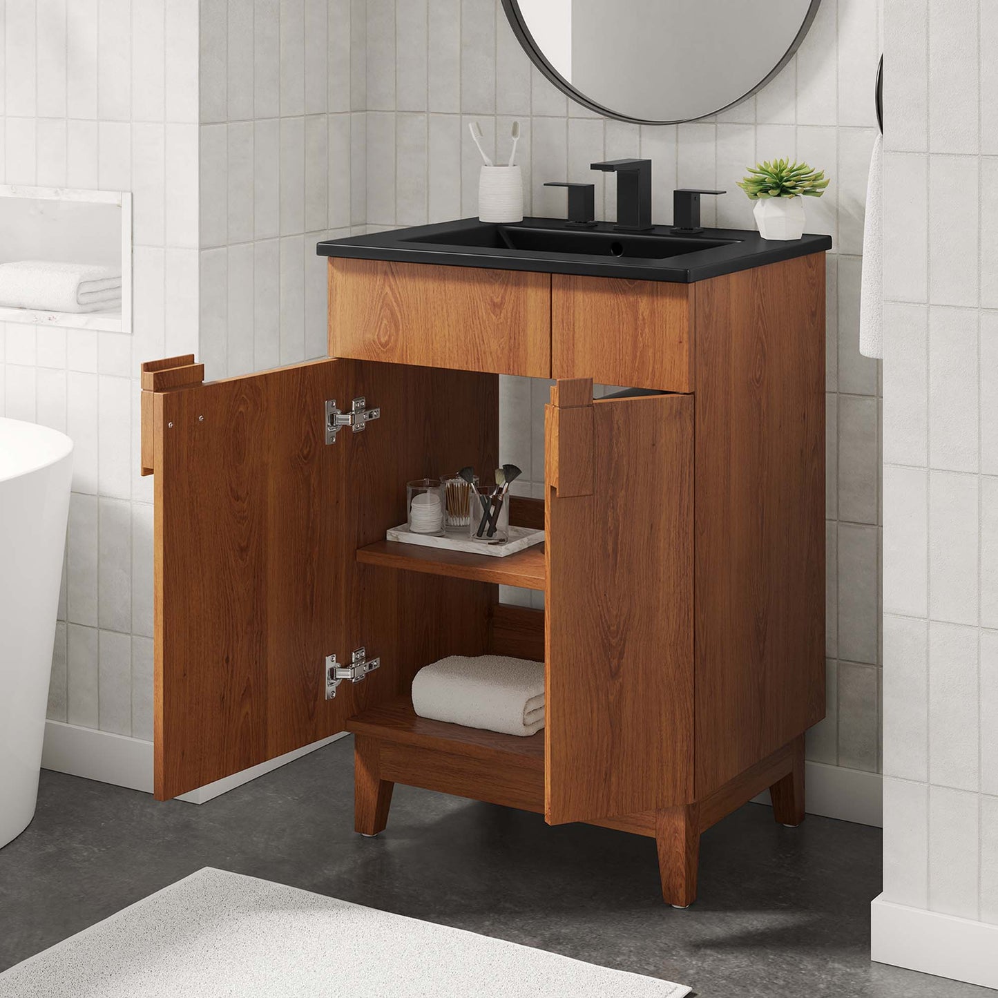 Miles 24" Bathroom Vanity by Furniture For America