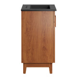 Summit 24" Bathroom Vanity in Black Walnut