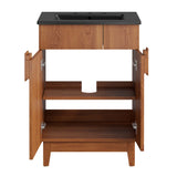 Summit 24" Bathroom Vanity in Black Walnut