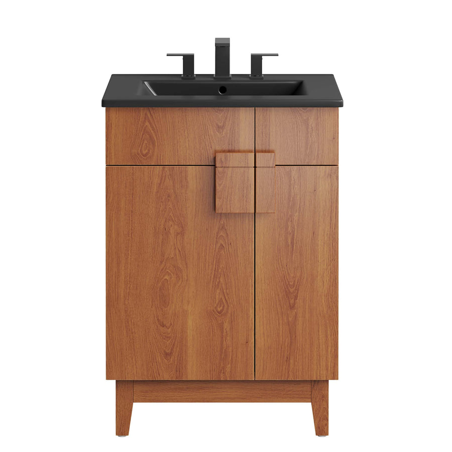 Summit 24" Bathroom Vanity in Black Walnut
