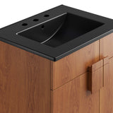 Summit 24" Bathroom Vanity in Black Walnut