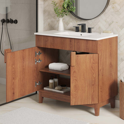 Miles 36" Bathroom Vanity by Furniture For America