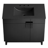 Summit 36" Bathroom Vanity in Black Black