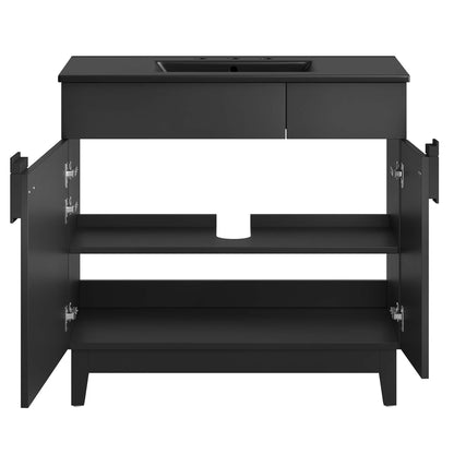 Miles 36" Bathroom Vanity by Furniture For America