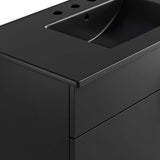 Summit 36" Bathroom Vanity in Black Black