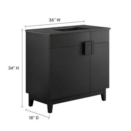 Miles 36" Bathroom Vanity by Furniture For America
