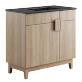 Summit 36" Bathroom Vanity in Black Oak