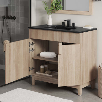 Miles 36" Bathroom Vanity by Furniture For America