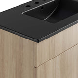 Summit 36" Bathroom Vanity in Black Oak