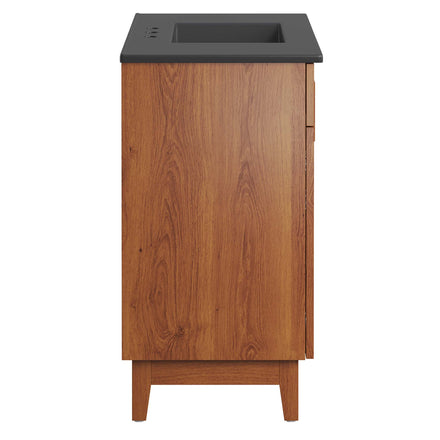 Miles 36" Bathroom Vanity in Black Walnut