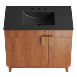 Summit 36" Bathroom Vanity in Black Walnut
