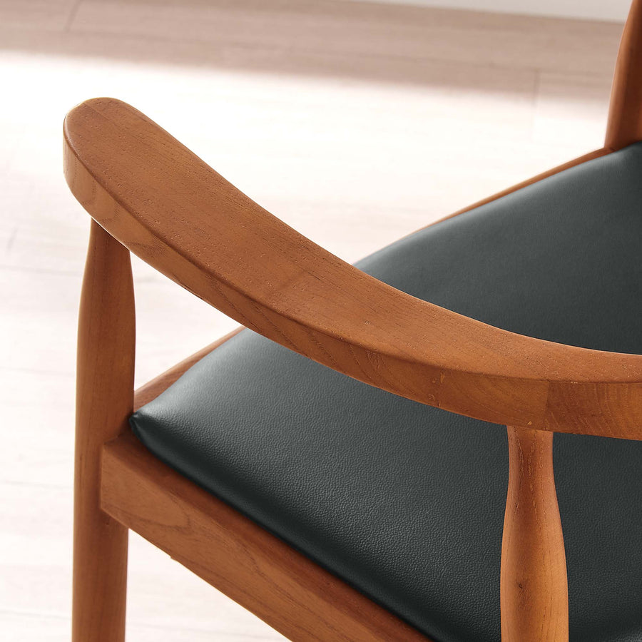 Gudvangen Dining Armchair in Black