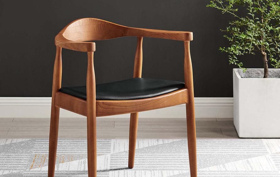 Gudvangen Dining Armchair in Black