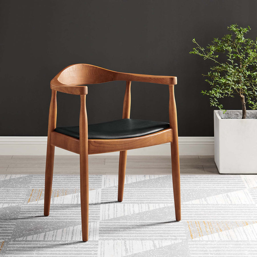 Gudvangen Dining Armchair in Black
