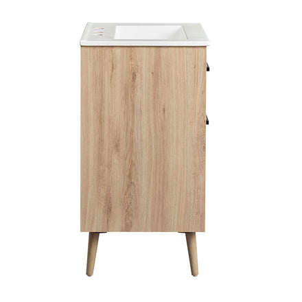 Maverick 24" Bathroom Vanity in White Oak