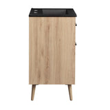 Crest 24" Bathroom Vanity in Black Oak