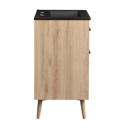 Maverick 24" Bathroom Vanity in Black Oak