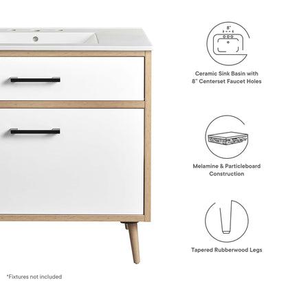 Maverick 36" Bathroom Vanity by Furniture For America