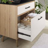 Crest 36" Bathroom Vanity in Black Oak