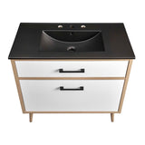 Crest 36" Bathroom Vanity in Black Oak