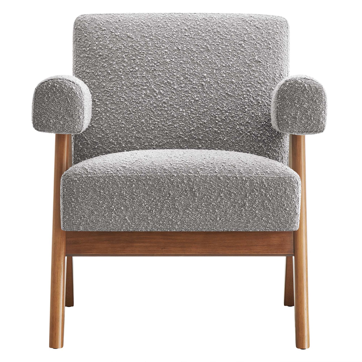 Lyra Boucle Fabric Armchair by Furniture For America