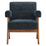 Sable Fabric Armchair in Azure Fabric