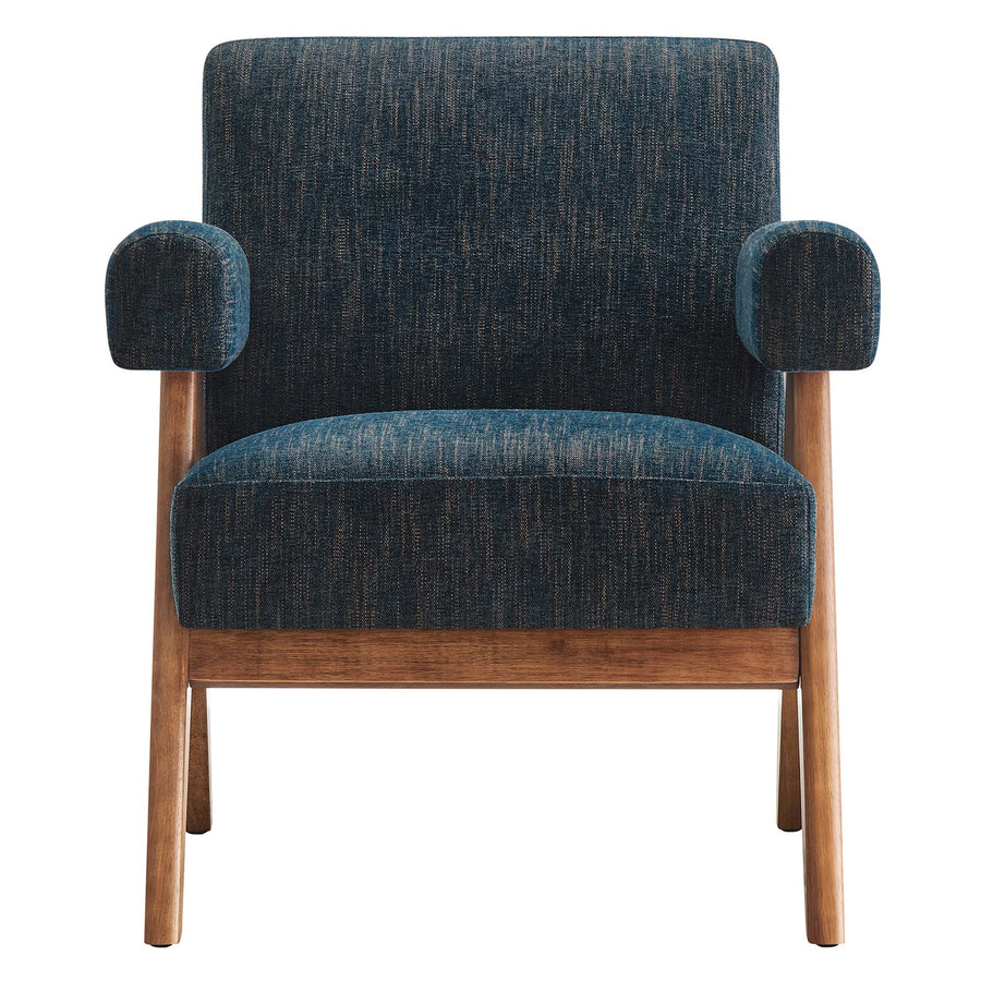 Sable Fabric Armchair in Azure Fabric