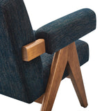 Sable Fabric Armchair in Azure Fabric