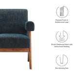 Sable Fabric Armchair in Azure Fabric