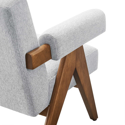 Lyra Fabric Armchair by Furniture For America