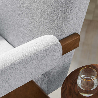 Lyra Fabric Armchair by Furniture For America