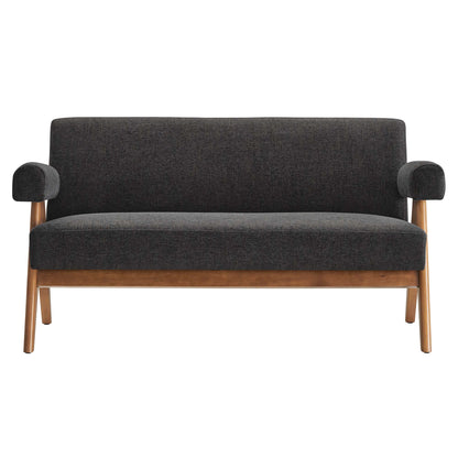 Lyra Fabric Loveseat by Furniture For America