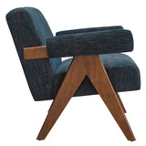Sable Fabric Loveseat in Azure Fabric
